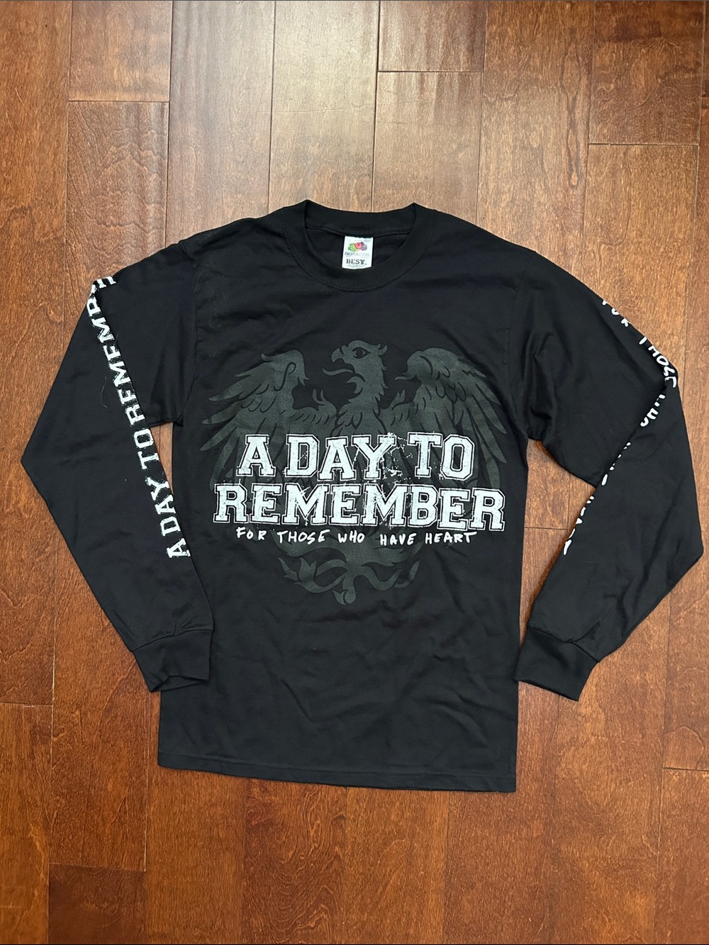 A Day to Remember Long Sleeve Graphic Band  Tee Shirt, Size Small, NWOT